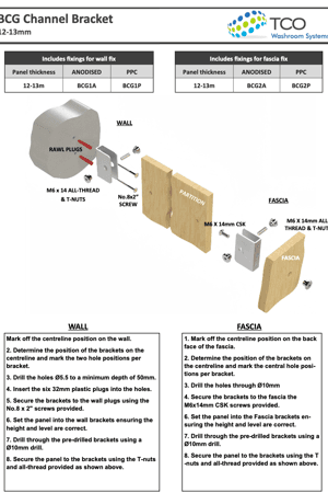 Downloads & Installation Guides - Toilet Cubicles Online