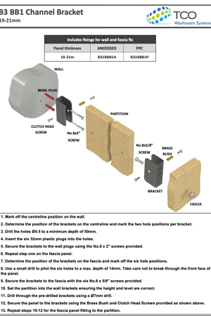 Downloads & Installation Guides - Toilet Cubicles Online