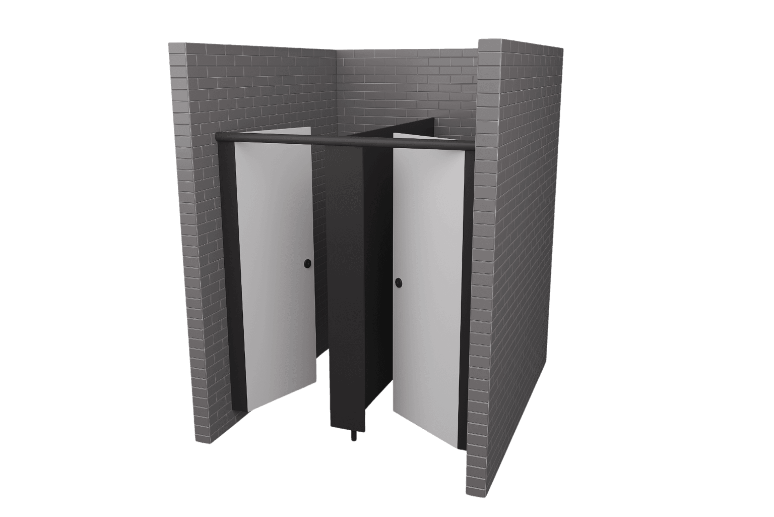 Double Enclosed - Wall Hung Doors