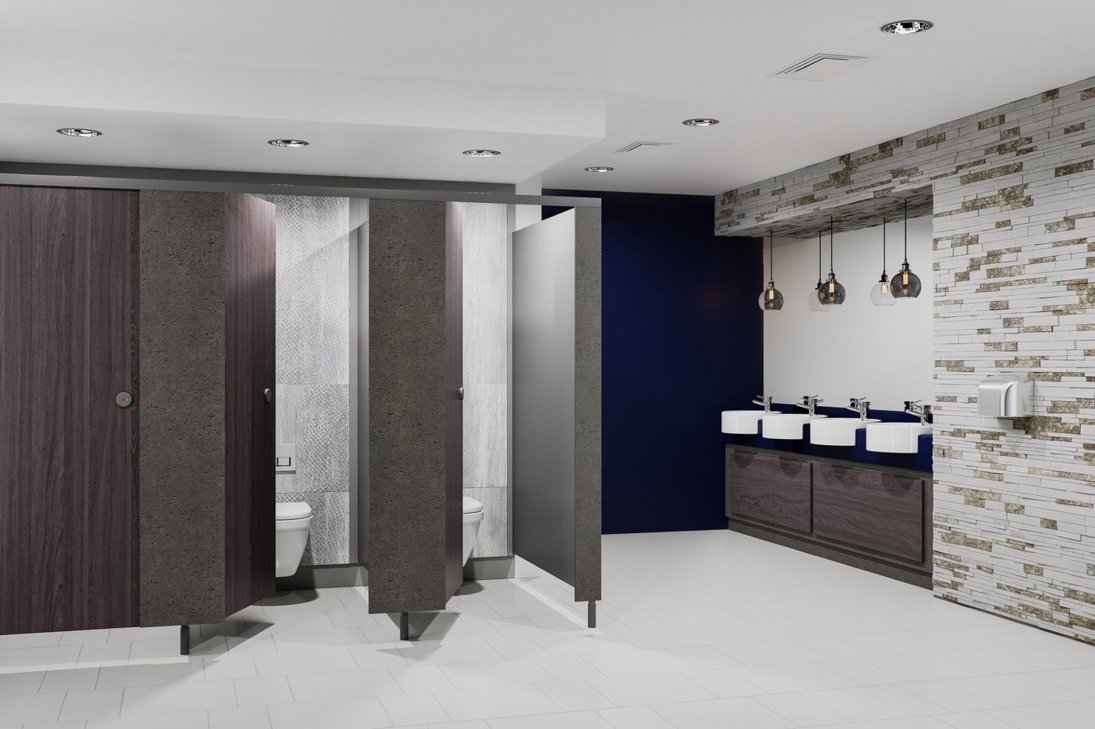 Office Toilet Cubicles