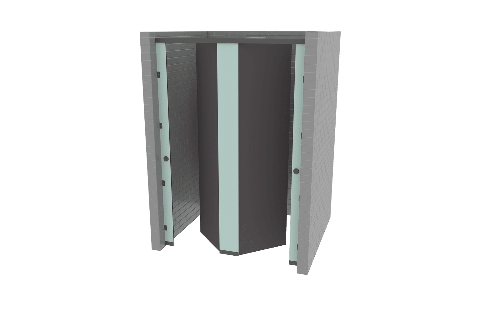 Double Enclosed - Centre Hung Doors